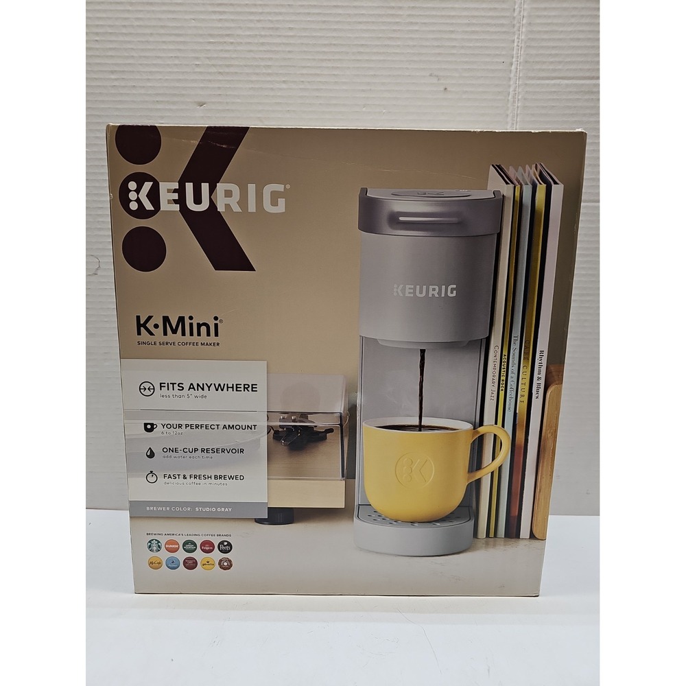 Keurig K-Mini Single Serve K-Cup Pod Coffee Maker - Gray BRAND NEW IN BOX